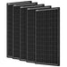 ACOPower 100 Watts Monocrystalline Solar Panel Front View 5-Pack