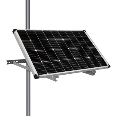 Rich Solar Side Pole Mounts for One Panel Top View