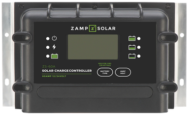 Zamp Solar 60 Amp 5-Stage PWM Charge Controller