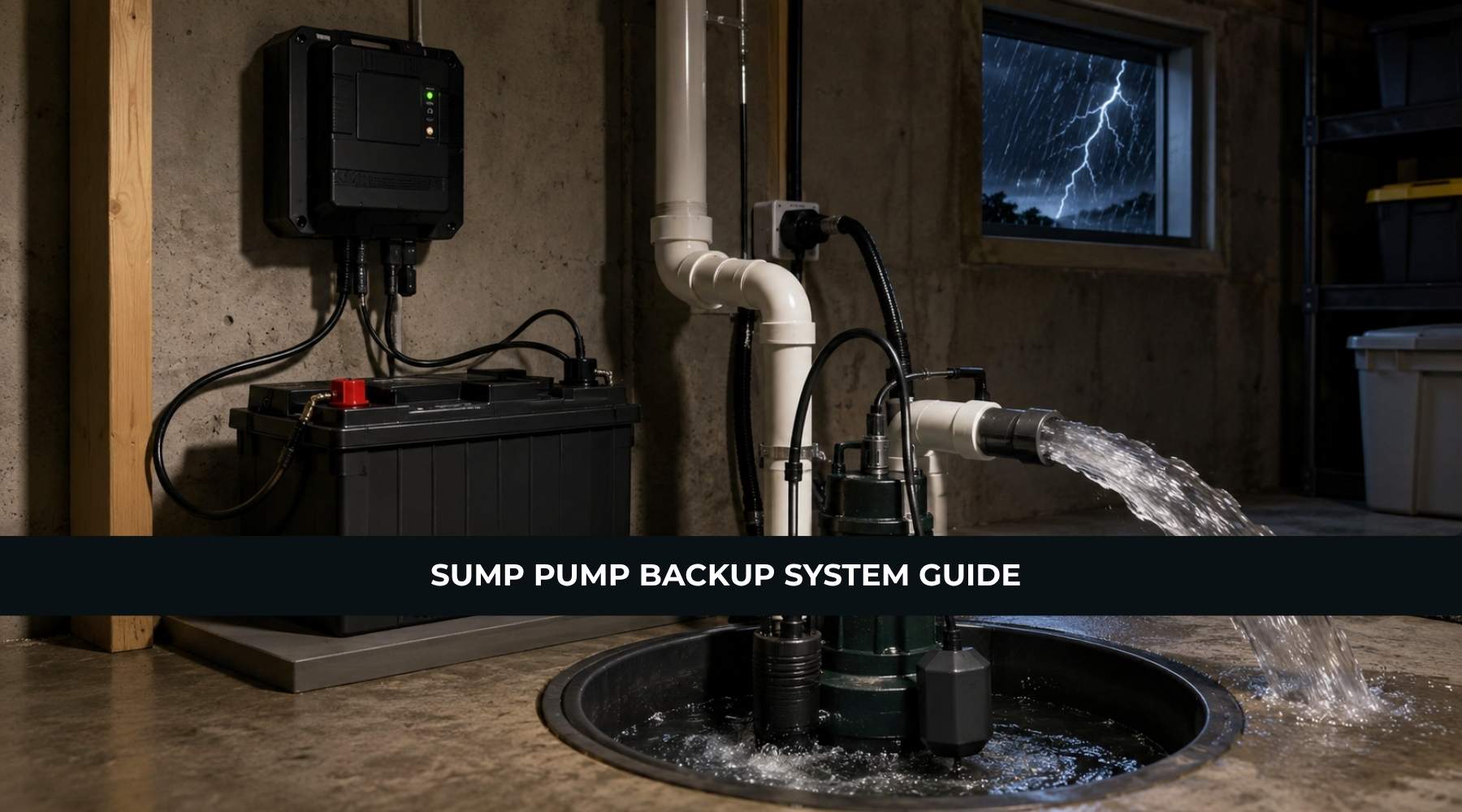 Sump Pump Battery Backup System Guide
