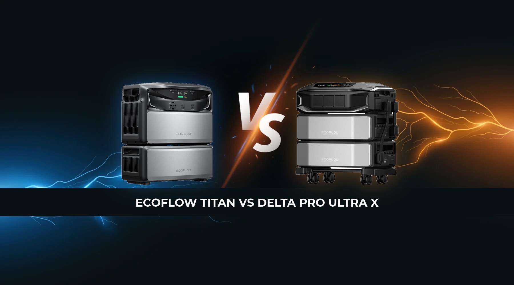 EcoFlow TITAN vs DELTA Pro Ultra X