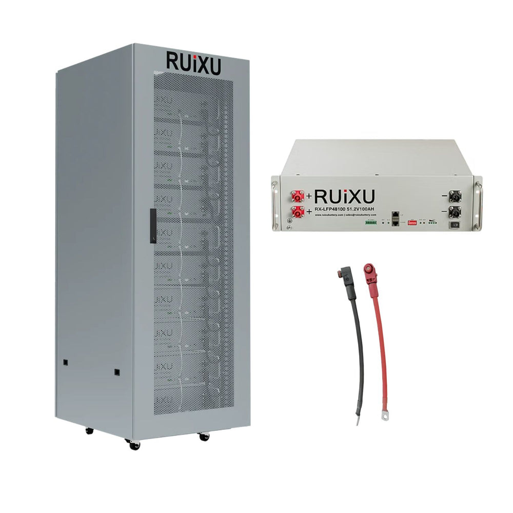 RUiXU RX-LFP48100 51.2V Server Rack Batteries | 5.12kWh Standard & Self-Heating Models