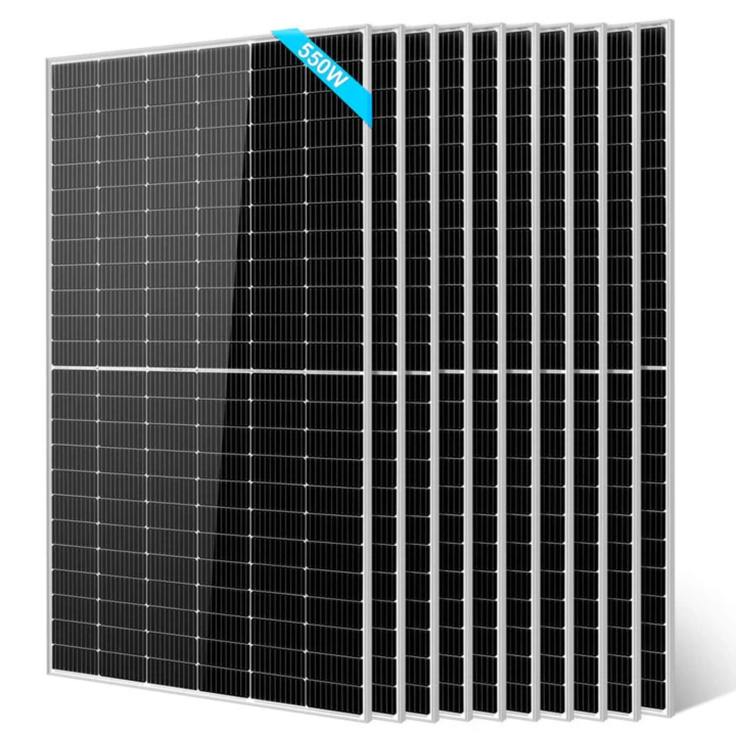 10 Pcs SunGold 550 Watt Monocrystalline Solar Panel