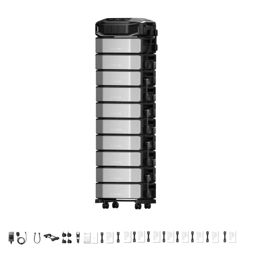 EcoFlow DELTA Pro Ultra X Whole-Home Backup | 6144Wh | 12kW | 10kW Solar Input