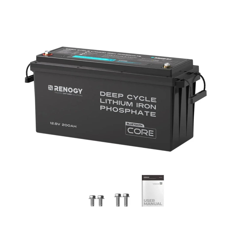 Renogy 12V 200Ah LiFePO4 Battery w/Low-Temperature Protection