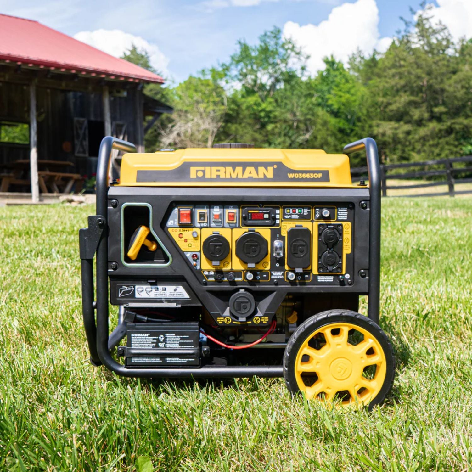 Firman W03663OF Gasoline 3650W/4500W Inverter Open Frame Portable Generator | Remote Start | CO Alert | EPA & CARB Approved