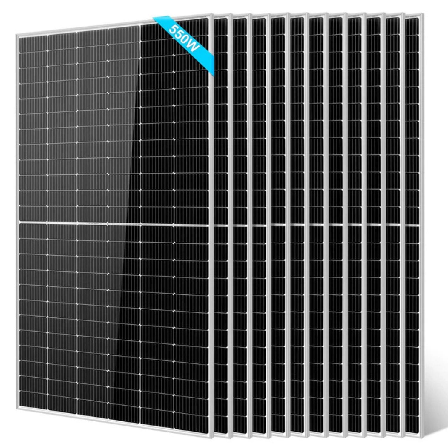 12 Pcs SunGold 550 Watt Monocrystalline Solar Panel