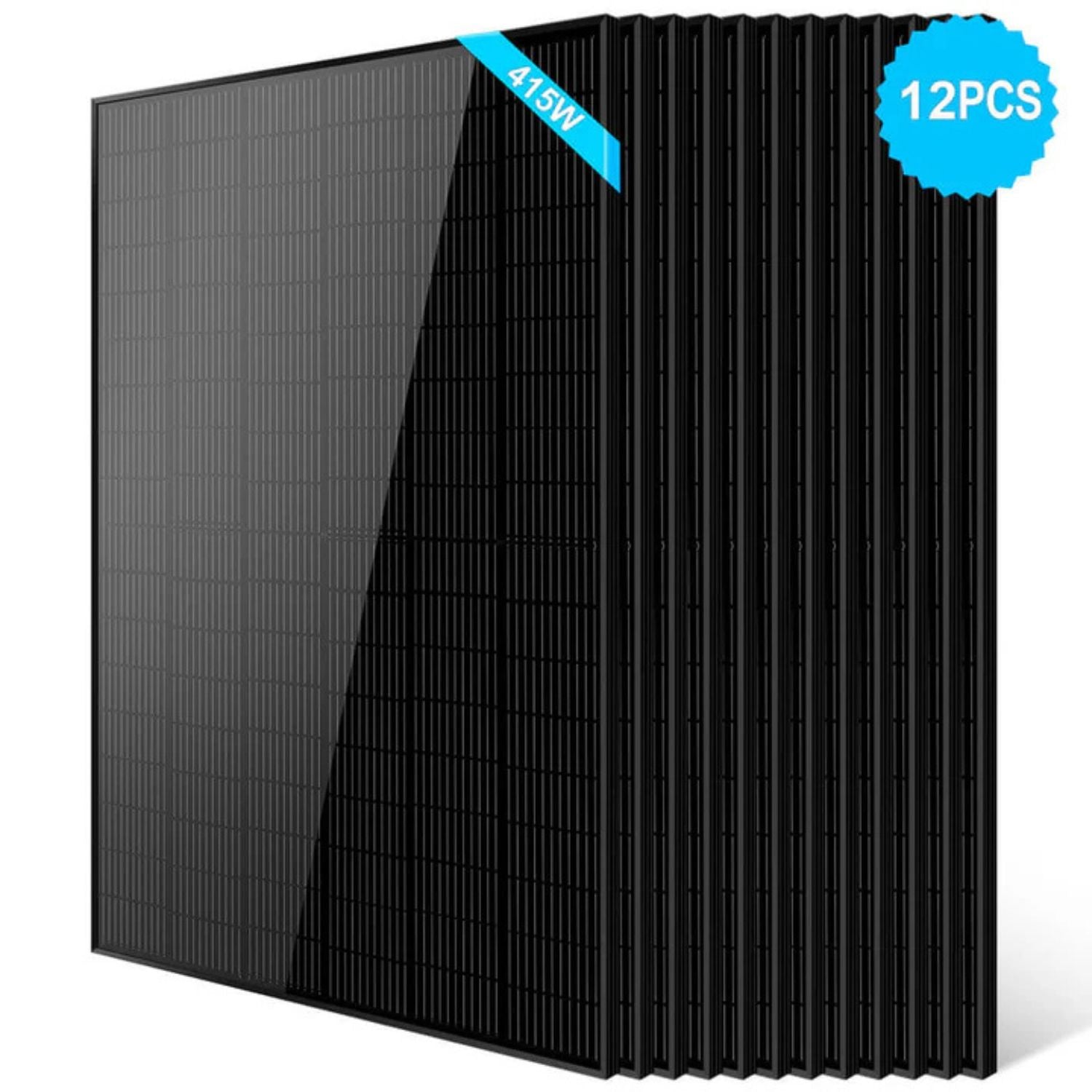 12 pcs SunGold Power 415W Mono Black Solar 
