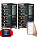 12 pcs of ECO-WORTHY 48V(51.2V) 100Ah Server Rack Battery