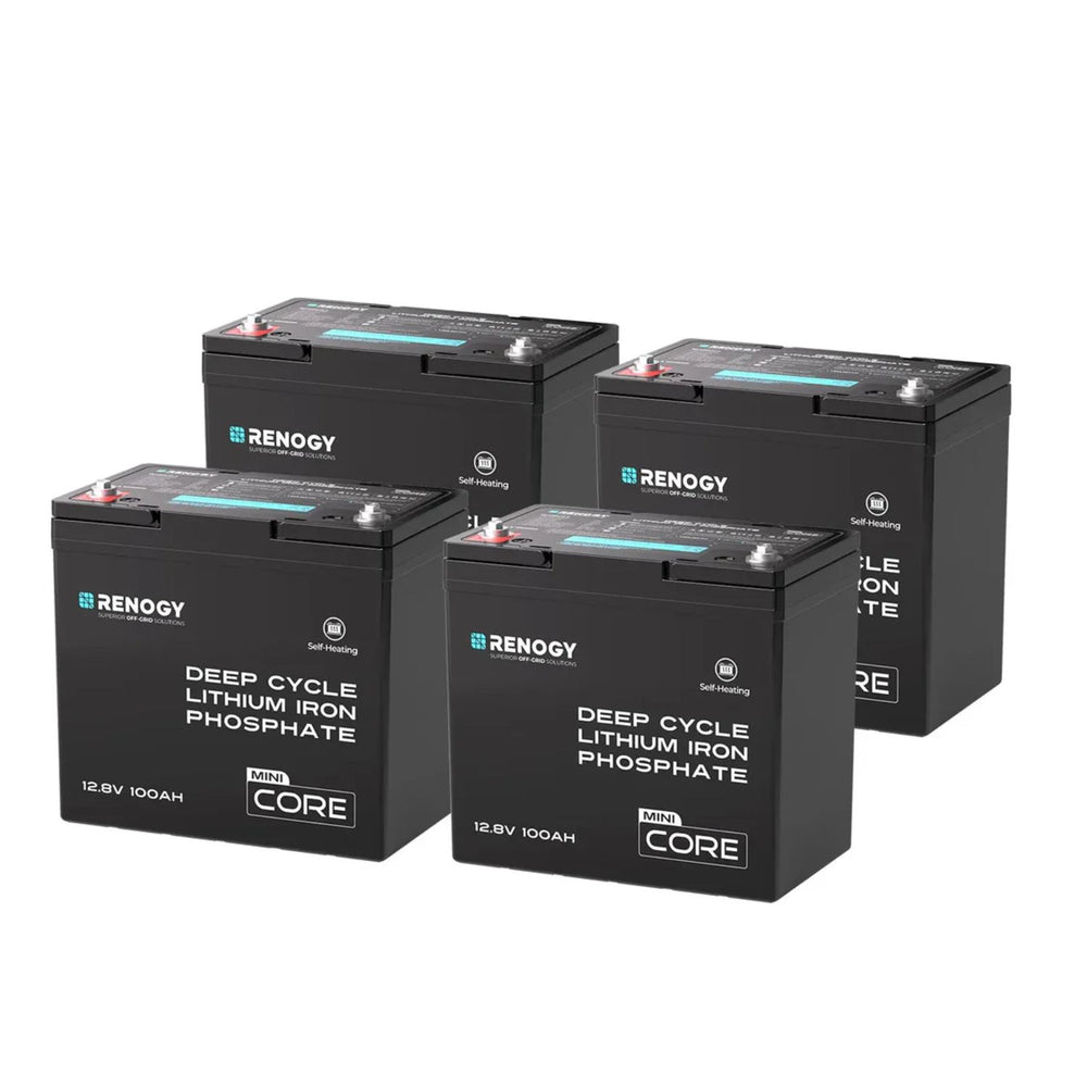 Renogy CORE Series Mini Size 12.8V 100Ah Lithium Iron Phosphate Battery
