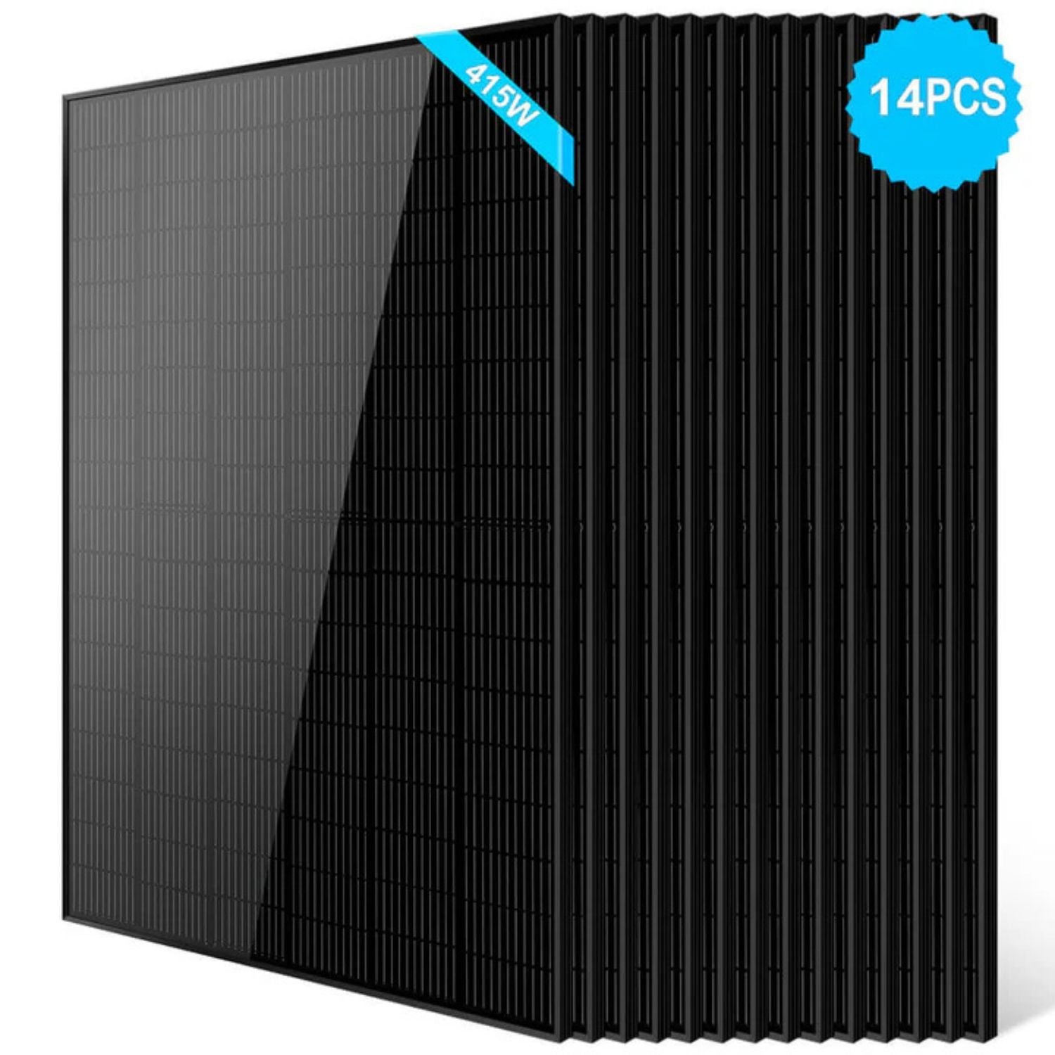 14 pcs SunGold Power 415W Mono Black Solar 