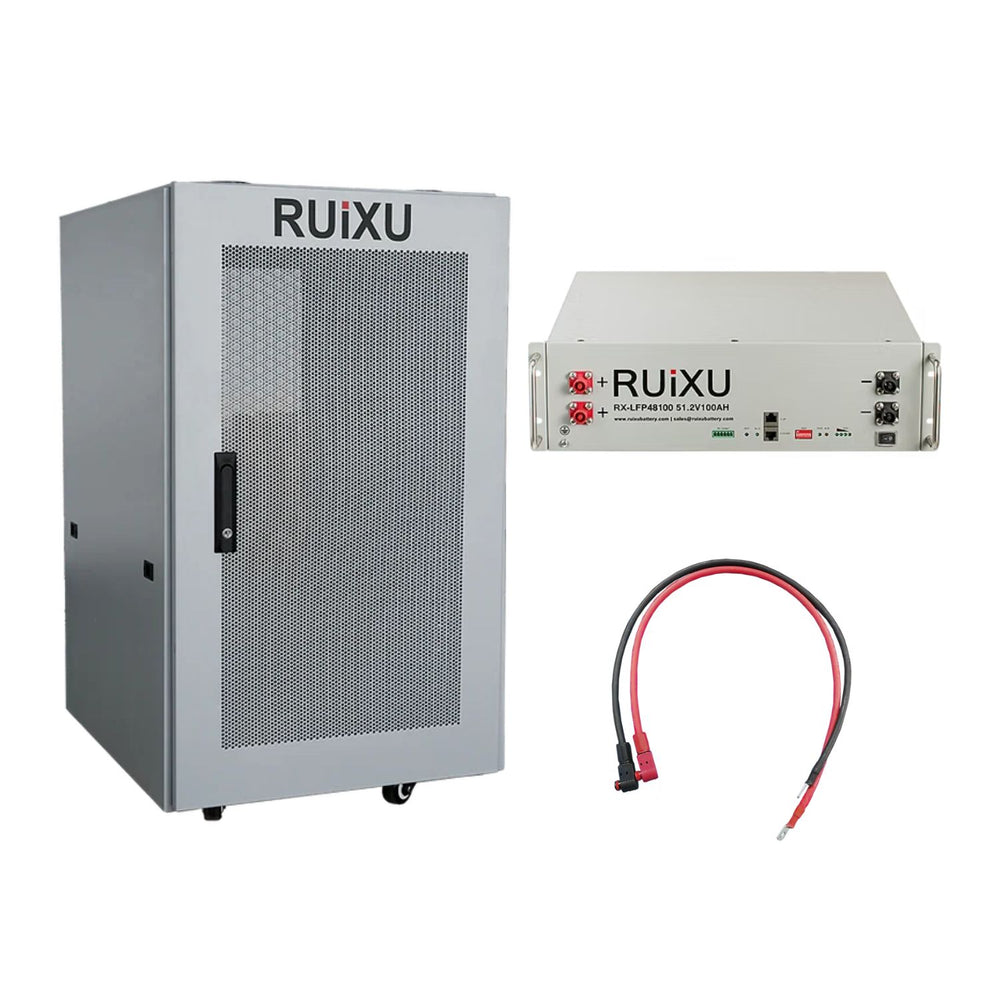 RUiXU RX-LFP48100 51.2V Server Rack Batteries | 5.12kWh Standard & Self-Heating Models
