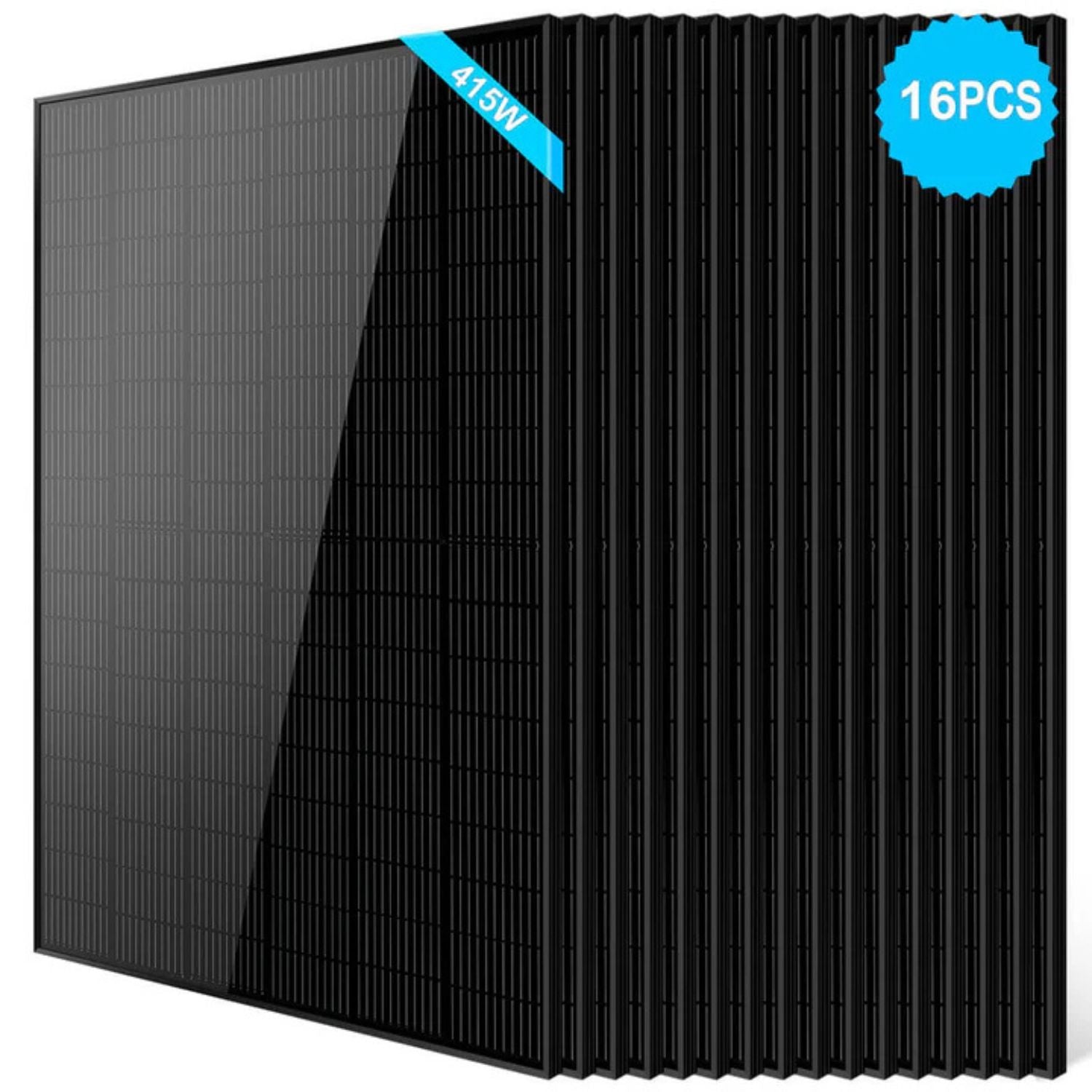 16 pcs SunGold Power 415W Mono Black Solar 
