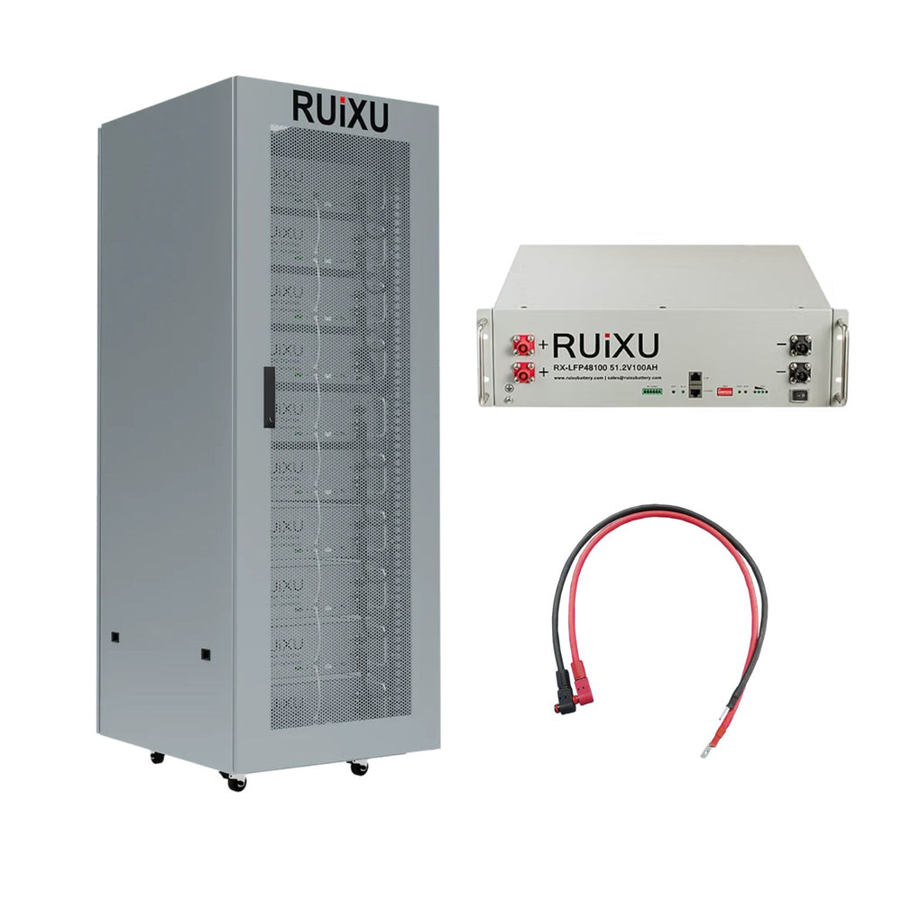 RUiXU RX-LFP48100 51.2V Server Rack Batteries | 5.12kWh Standard & Self-Heating Models