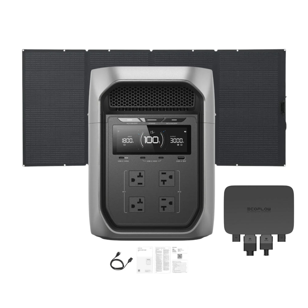 EcoFlow DELTA 3 Max Plus Portable Power Station | 2048Wh | 3000W | 1000W Solar Input