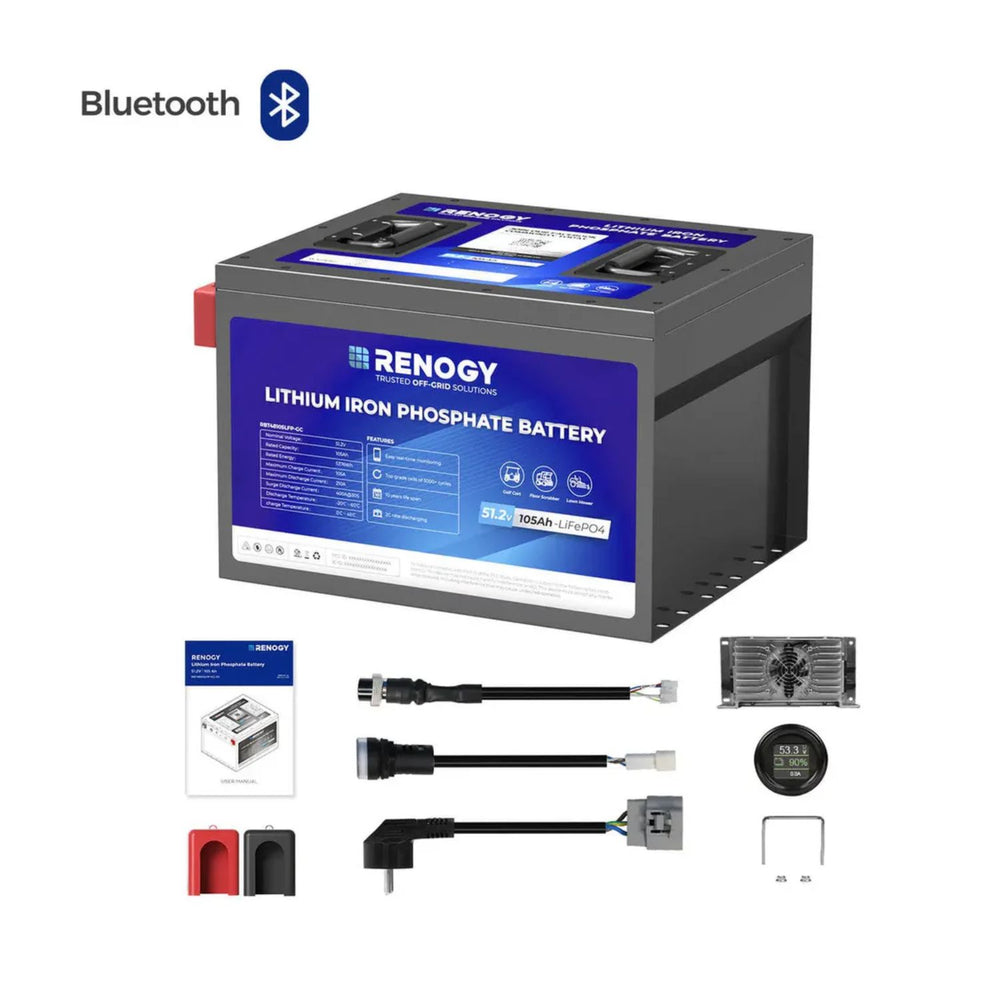 Renogy Golf Cart 48V 105Ah Lithium Iron Phosphate Battery