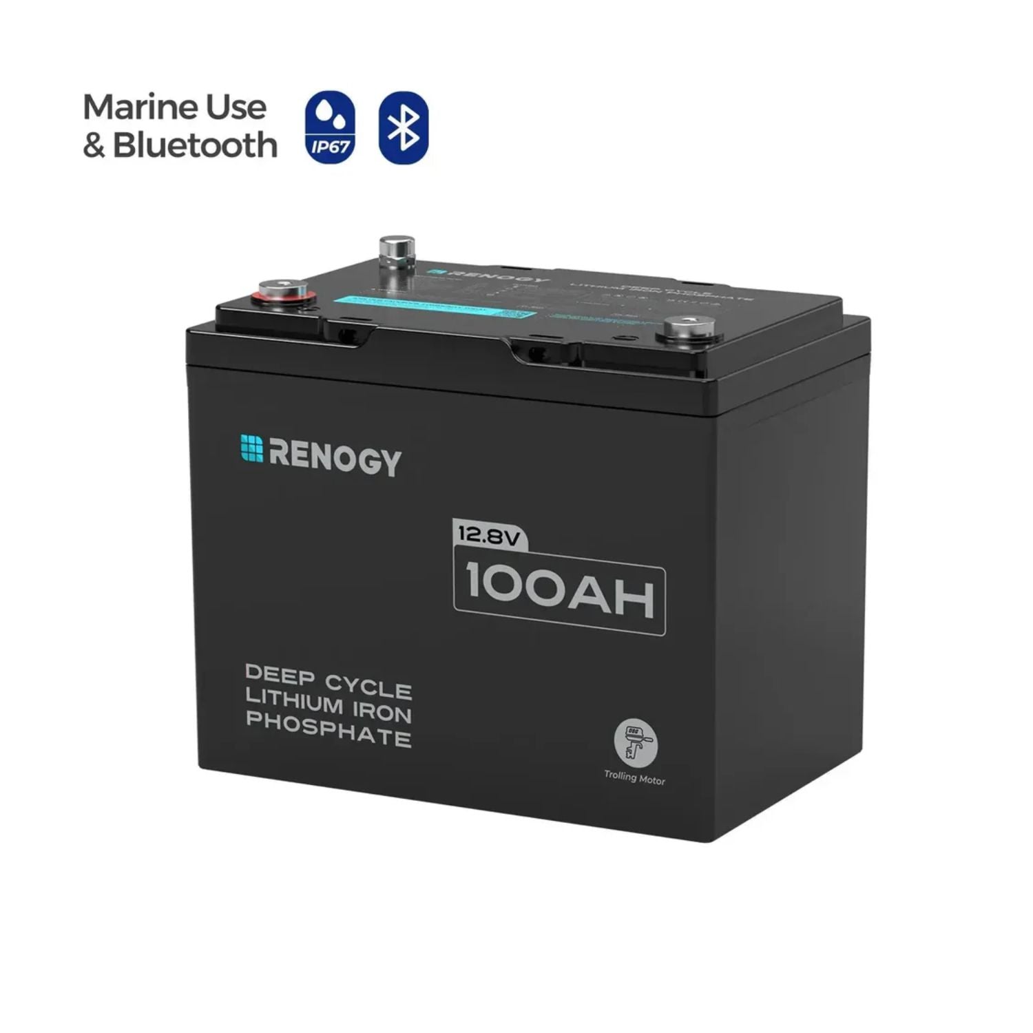 Renogy CORE Series Mini Size 12.8V 100Ah Lithium Iron Phosphate Battery