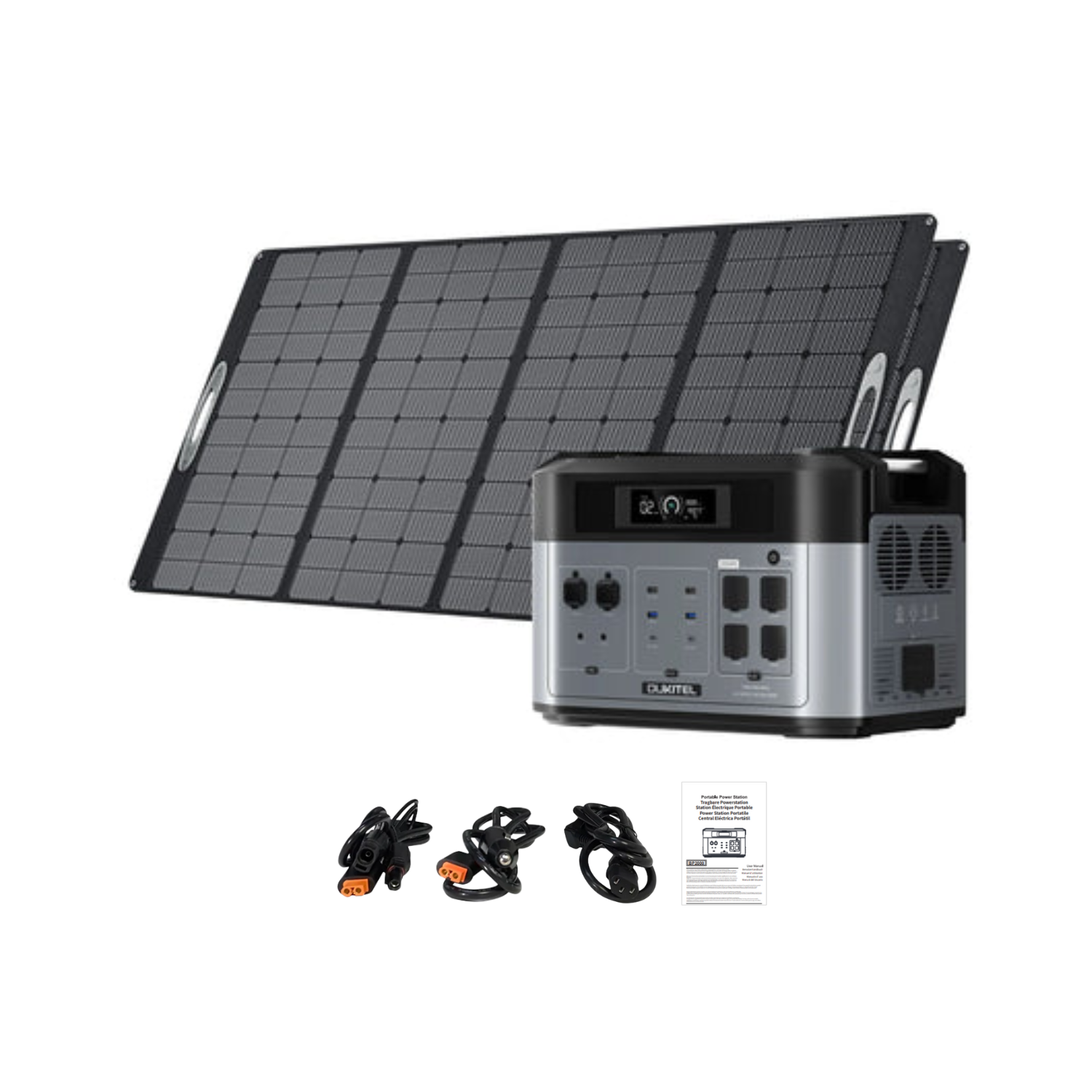 OUKITEL BP2000 Portable Power Station | 2048Wh | 2200W | 1000W Solar I |  Outbound Power