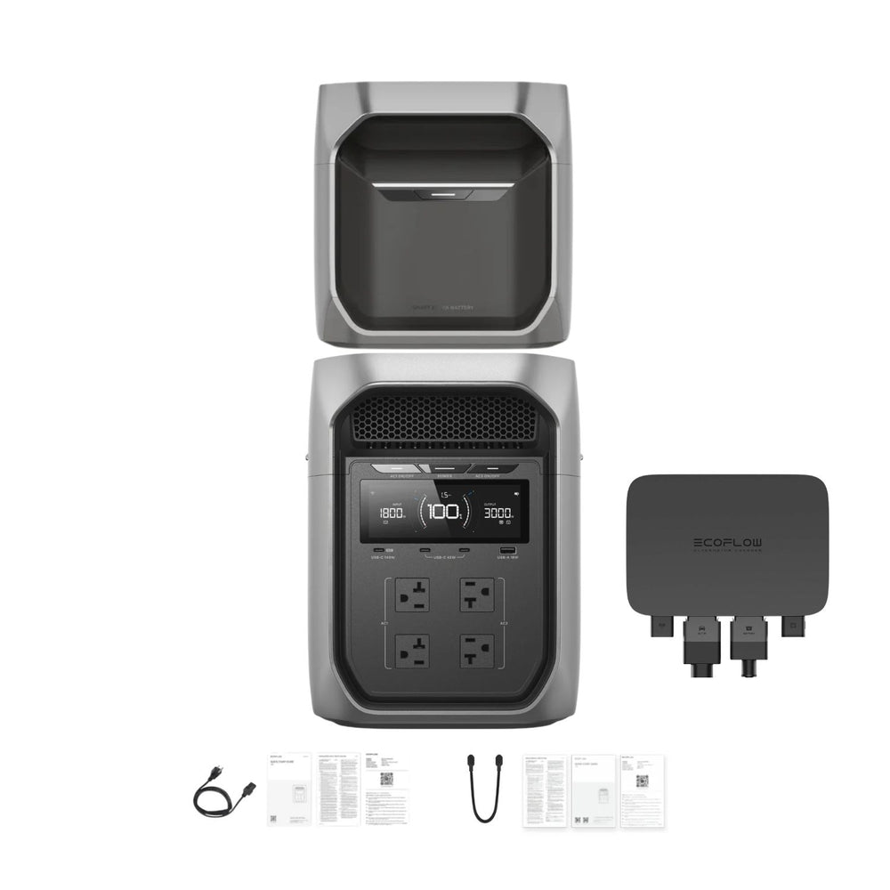 EcoFlow DELTA 3 Max Plus Portable Power Station | 2048Wh | 3000W | 1000W Solar Input