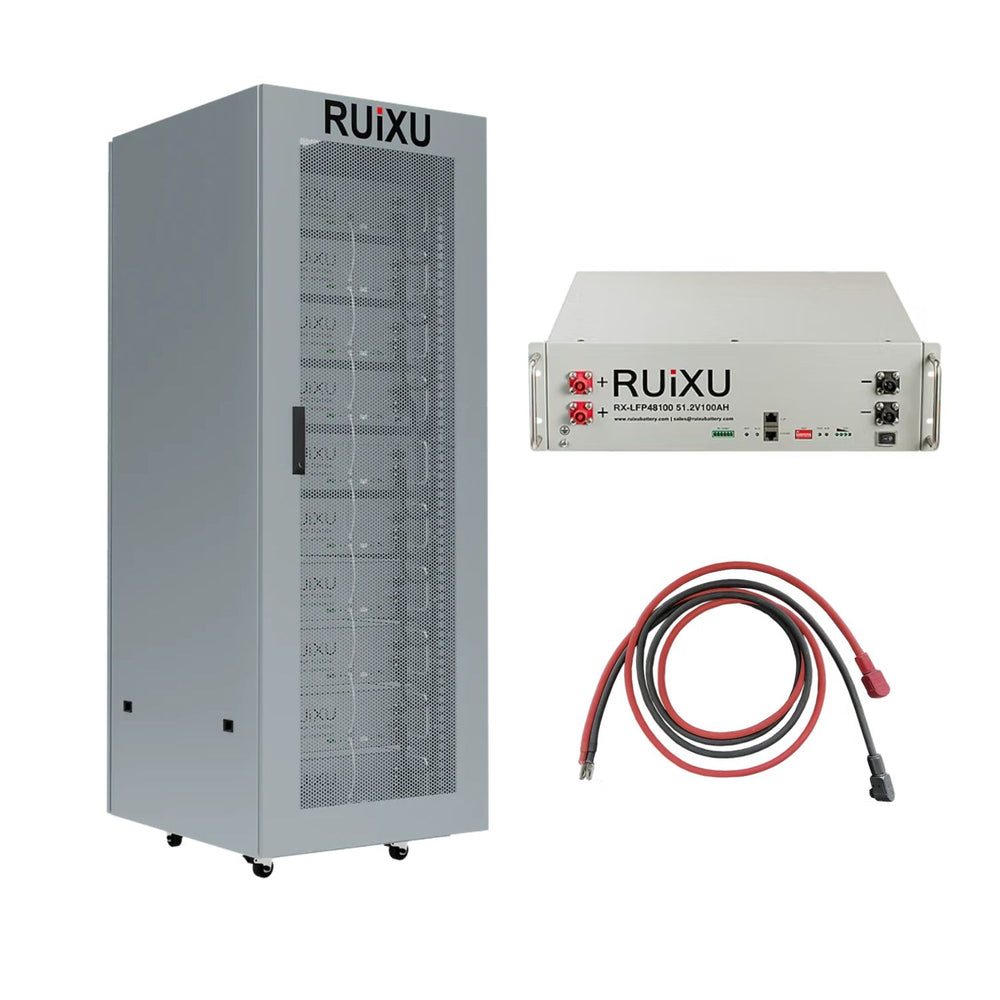 RUiXU RX-LFP48100 51.2V Server Rack Batteries | 5.12kWh Standard & Self-Heating Models