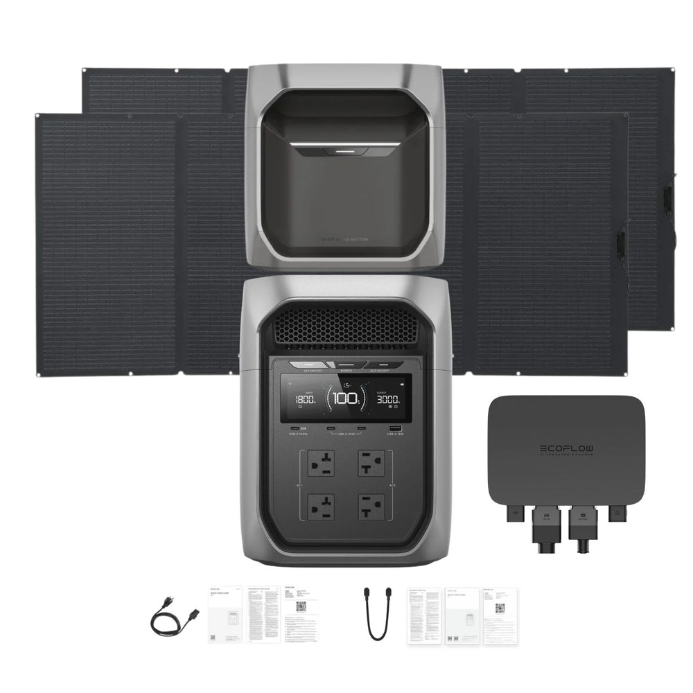 EcoFlow DELTA 3 Max Plus Portable Power Station | 2048Wh | 3000W | 1000W Solar Input