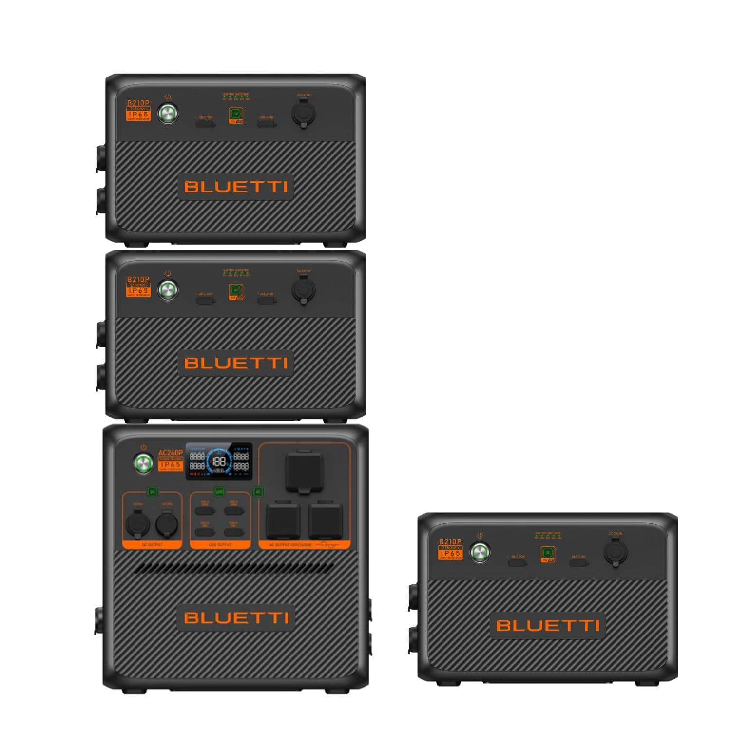BLUETTI AC240P Portable Power Station | 1843Wh | 24000W | 1200W  Solar Input