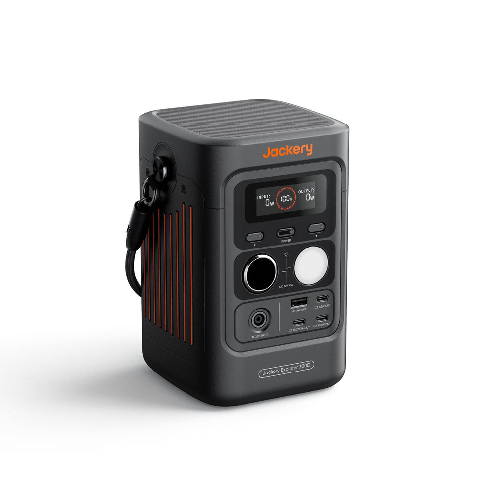 Jackery Explorer 300D Portable Power Station | 288Wh | 300W | 100W Solar Input