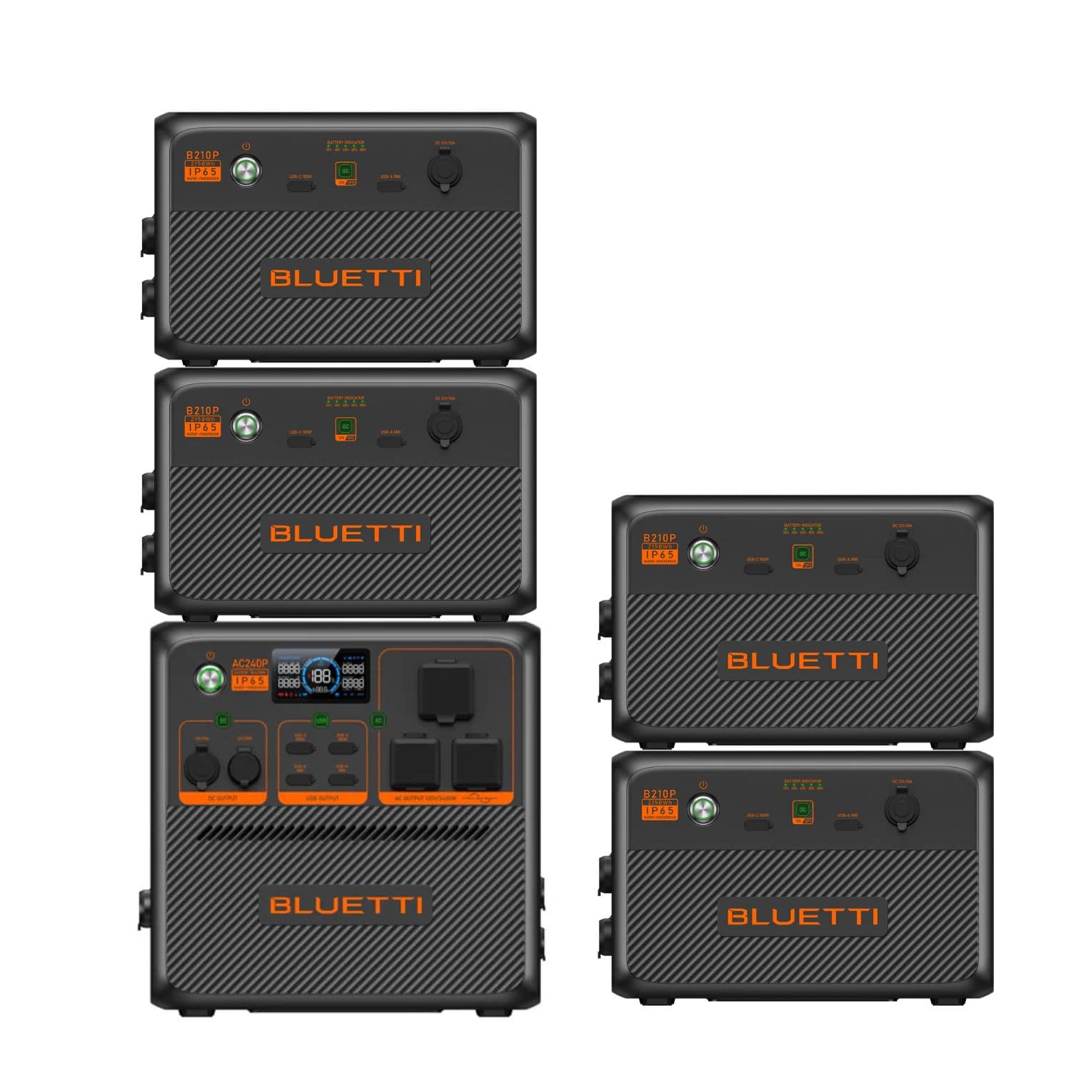 BLUETTI AC240P Portable Power Station | 1843Wh | 24000W | 1200W  Solar Input