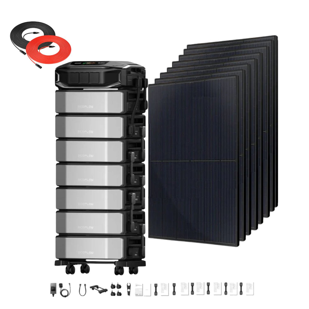 EcoFlow DELTA Pro Ultra X Whole-Home Backup | 6144Wh | 12kW | 10kW Solar Input