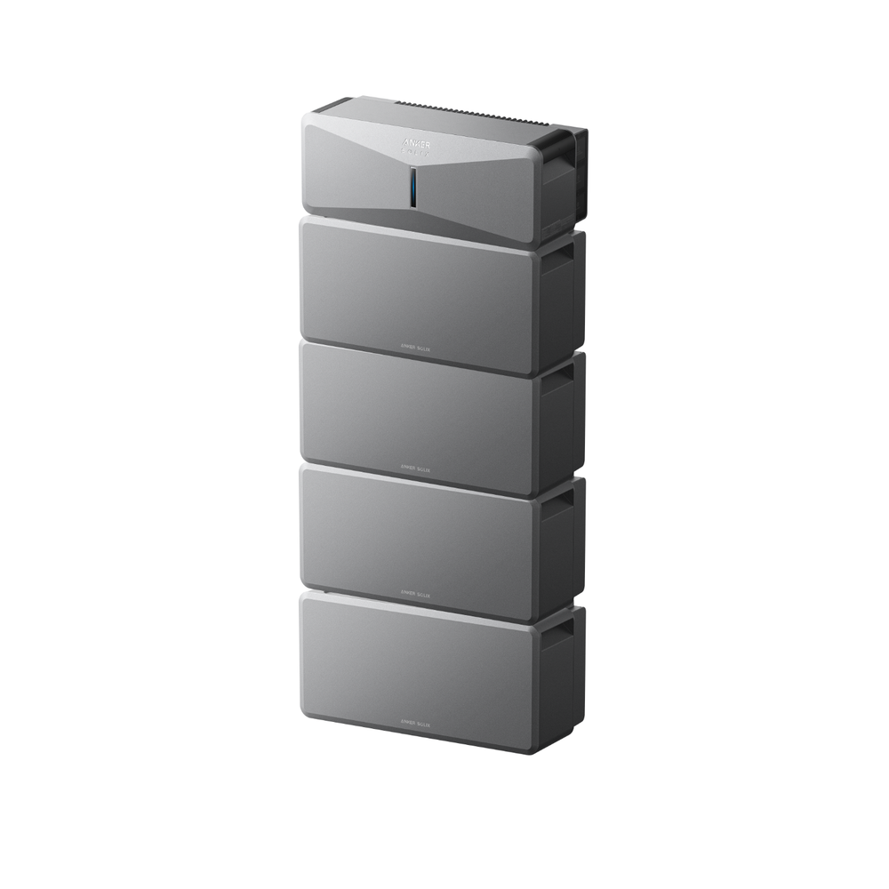 Anker SOLIX E10 Smart Hybrid Whole-Home Backup System | 6-30kWh LiFePO4 Battery | 10-30kW Turbo Output | 9kW Solar Input | Smart Grid & Storm-Guard