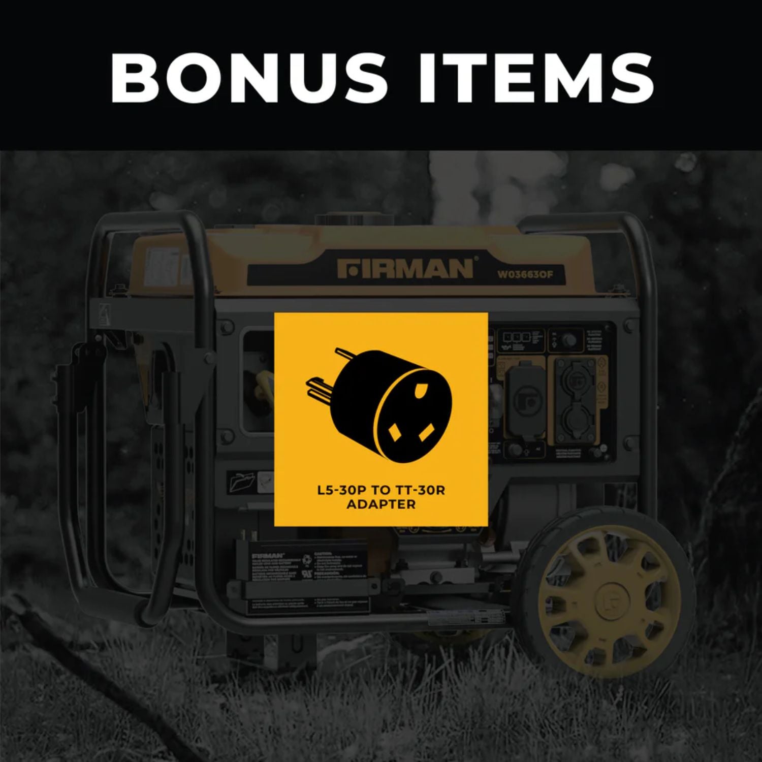 Firman W03663OF Gasoline 3650W/4500W Inverter Open Frame Portable Generator | Remote Start | CO Alert | EPA & CARB Approved