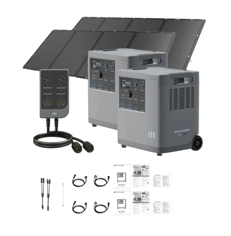 Mango Power E Home Backup and Portable Power Station | 3533Wh | 3000W | 2000W Solar Input