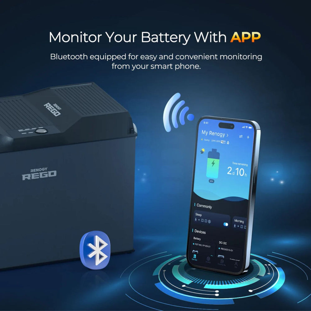 Renogy REGO Series 12V 400Ah Cold Weather LiFePO4 Battery