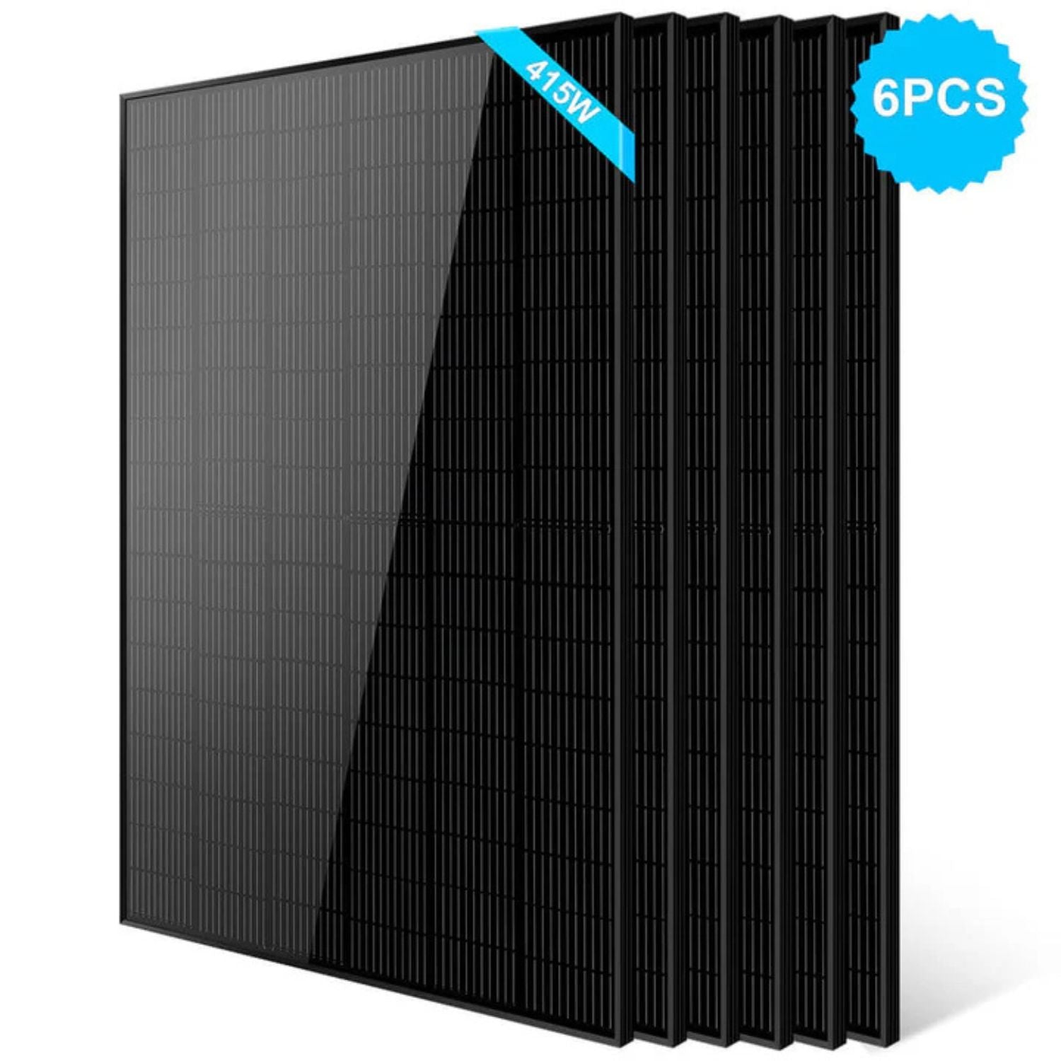 6 pcs SunGold Power 415W Mono Black Solar 