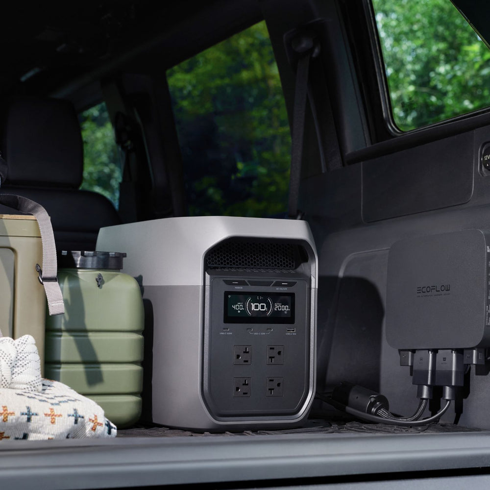 EcoFlow DELTA 3 Max Portable Power Station | 2048Wh | 2400W | 500W Solar Input