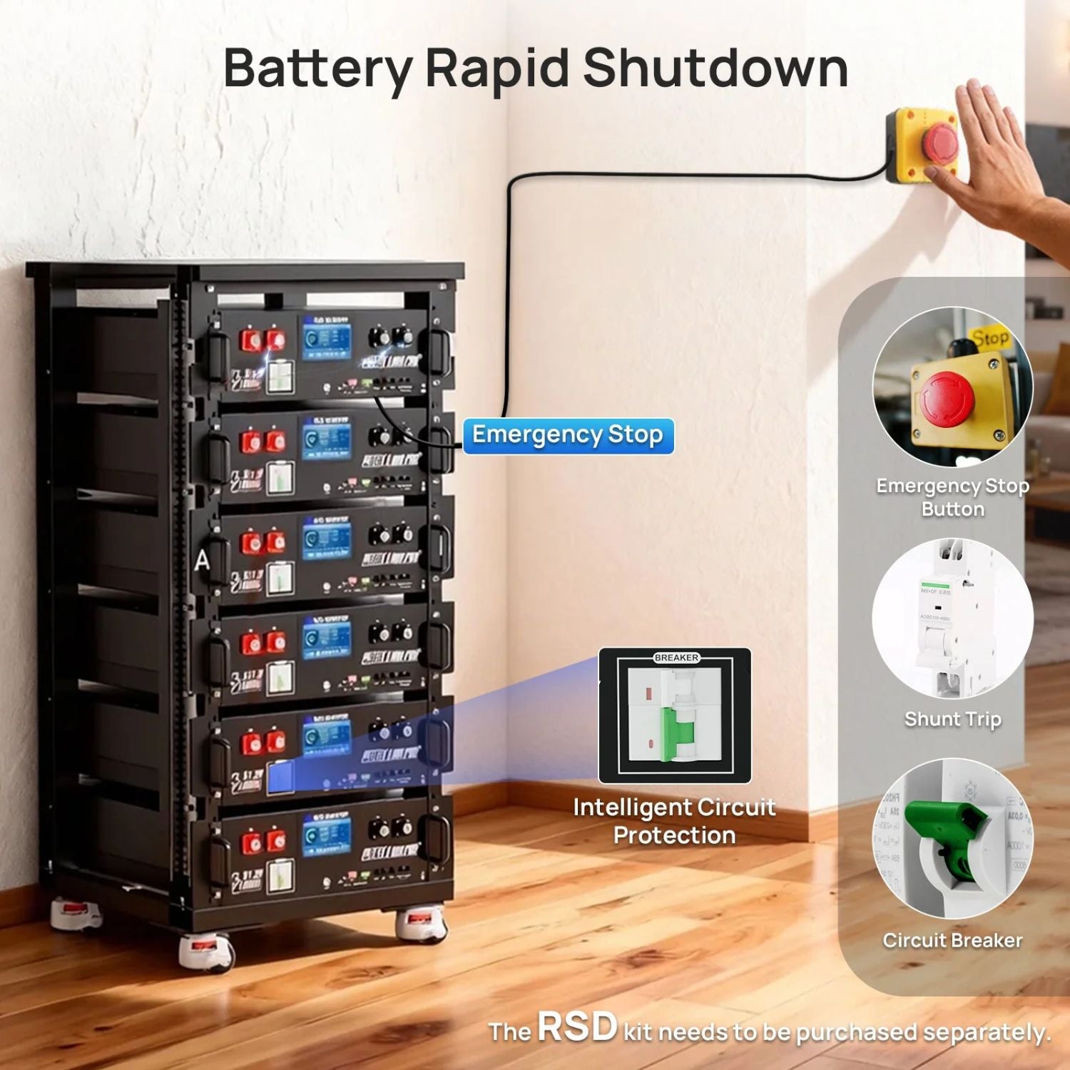ECO-WORTHY Cubix 100 Pro | 48V 100AH Server Rack Battery | 20-Pack | Bluetooth & WiFi | Low-Temp Charge | 10 Year Warranty