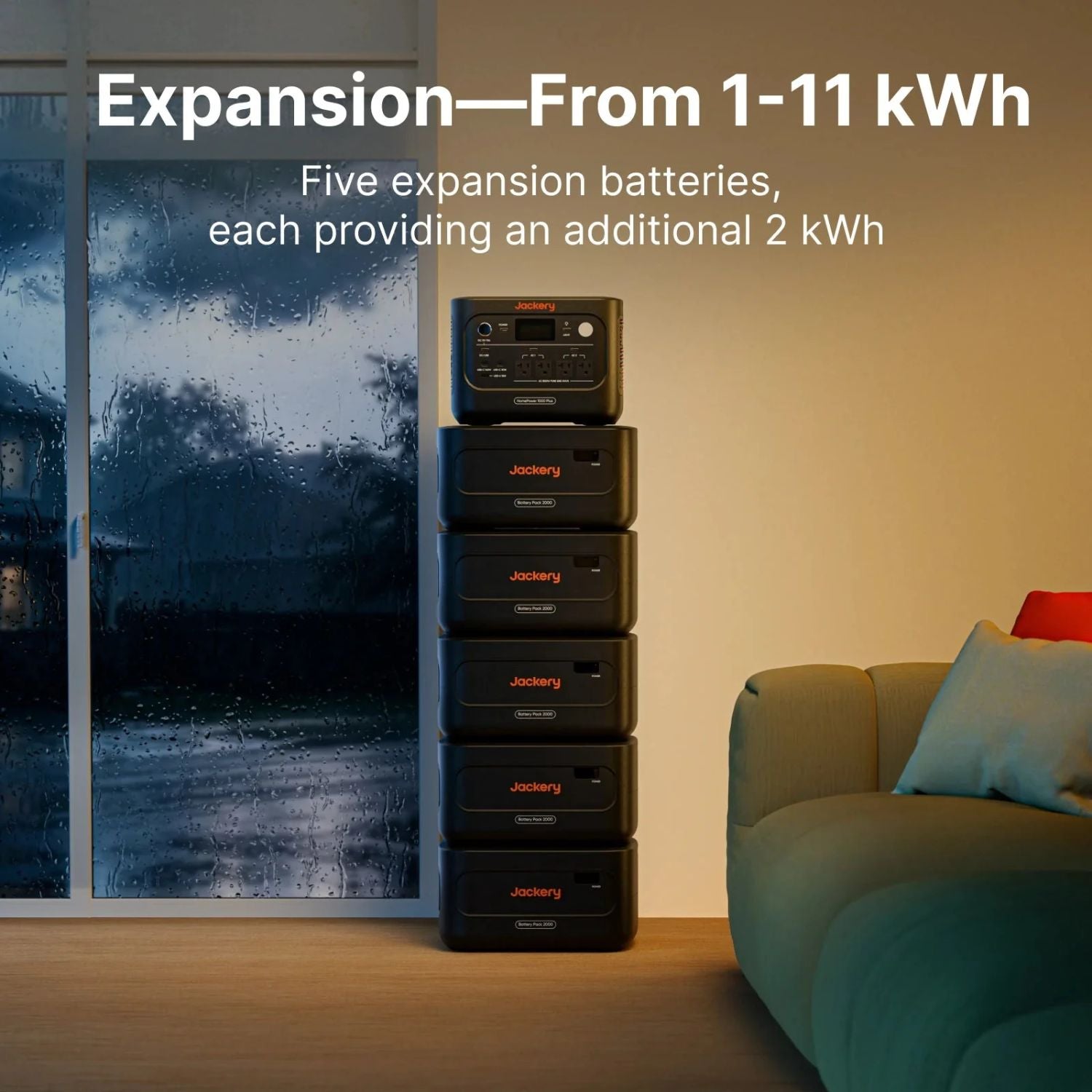 Jackery HomePower 1000 Plus v2 Portable Power Station | 1024Wh | 1500W | 400W Solar Input