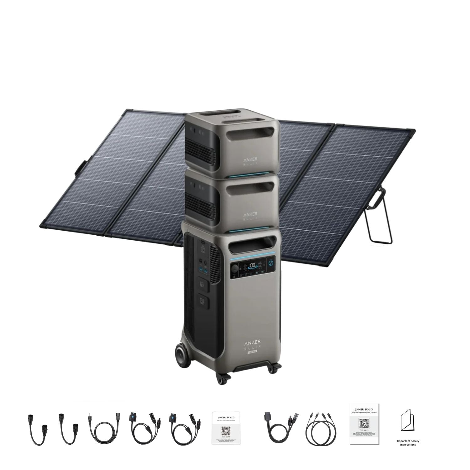 Anker SOLIX F3800 Plus Portable Power Station | 3840Wh | 6000W |  3200W Solar Input