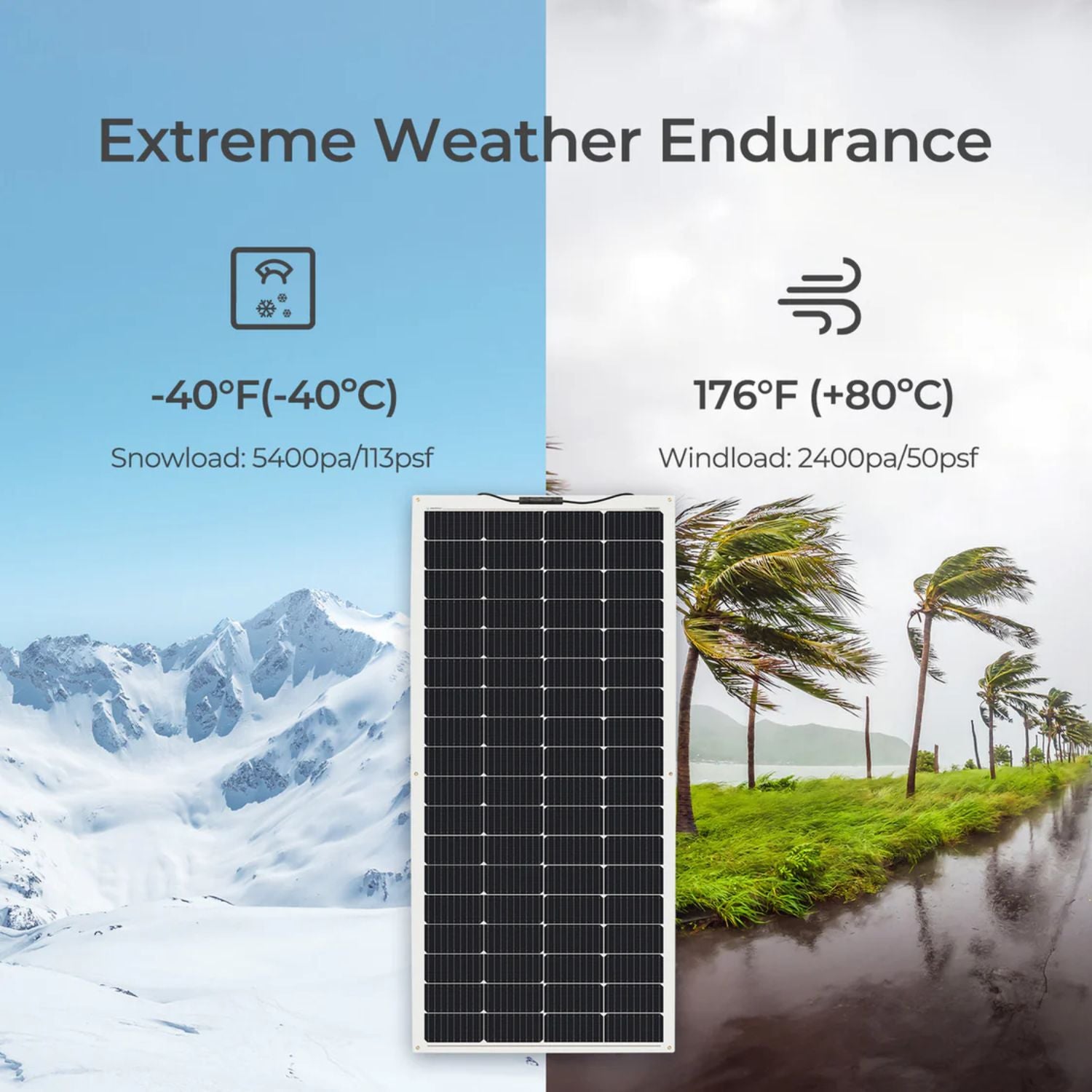 Renogy 200W 12V Monocrystalline Flexible Solar Panel