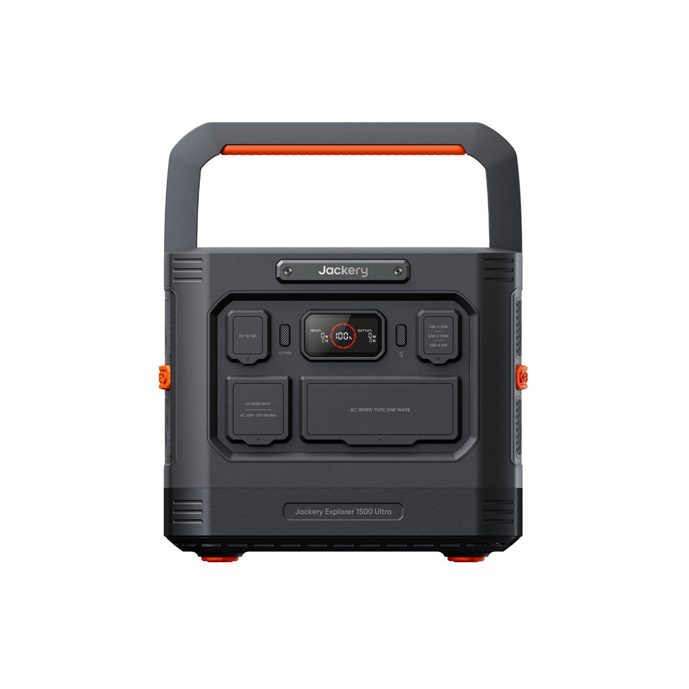 Jackery Explorer 1500 Ultra Portable Power Station front view handle showing