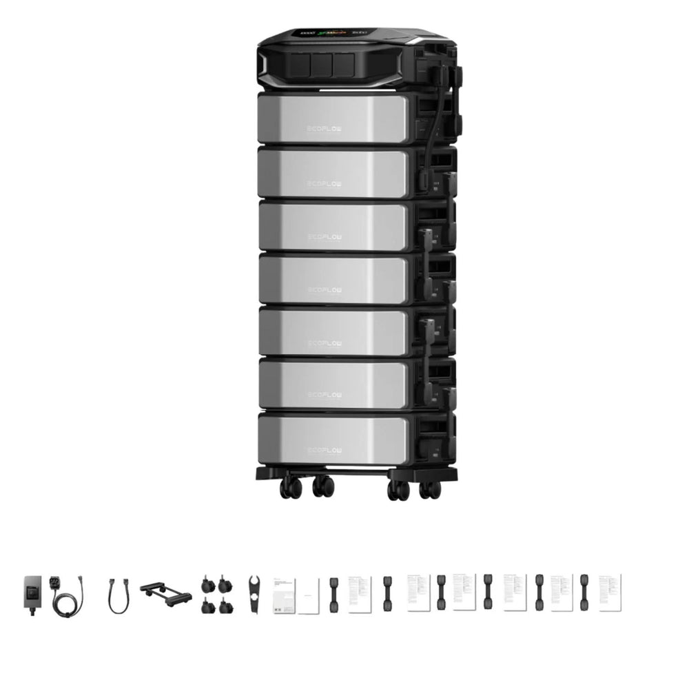 EcoFlow DELTA Pro Ultra X Whole-Home Backup | 6144Wh | 12kW | 10kW Solar Input