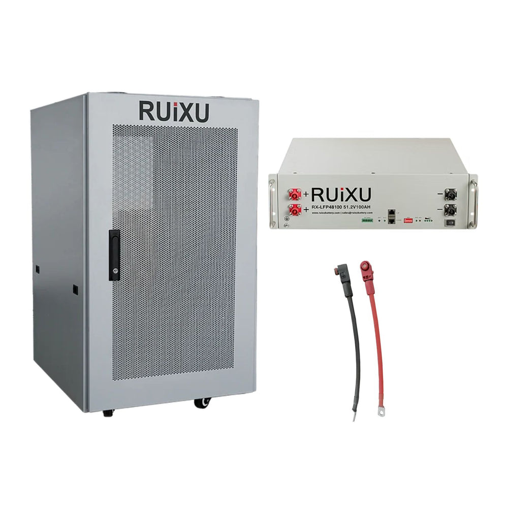 RUiXU RX-LFP48100 51.2V Server Rack Batteries | 5.12kWh Standard & Self-Heating Models