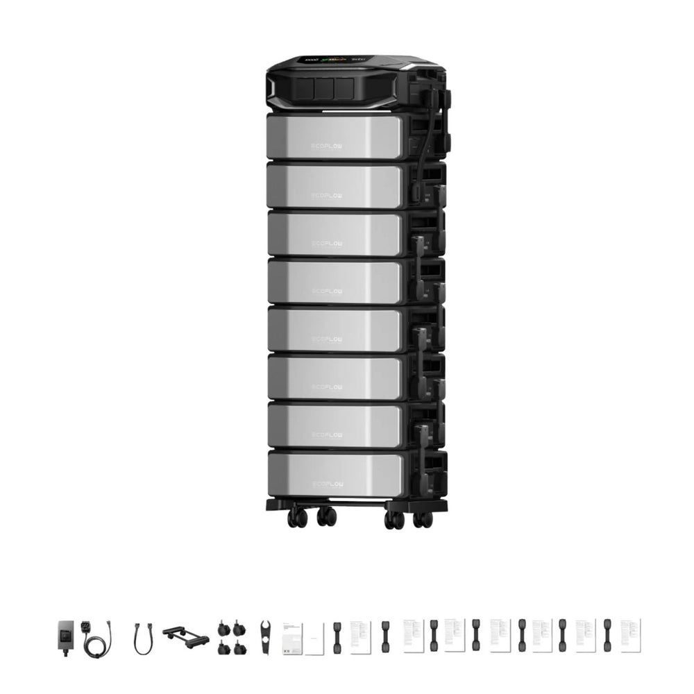 EcoFlow DELTA Pro Ultra X Whole-Home Backup | 6144Wh | 12kW | 10kW Solar Input