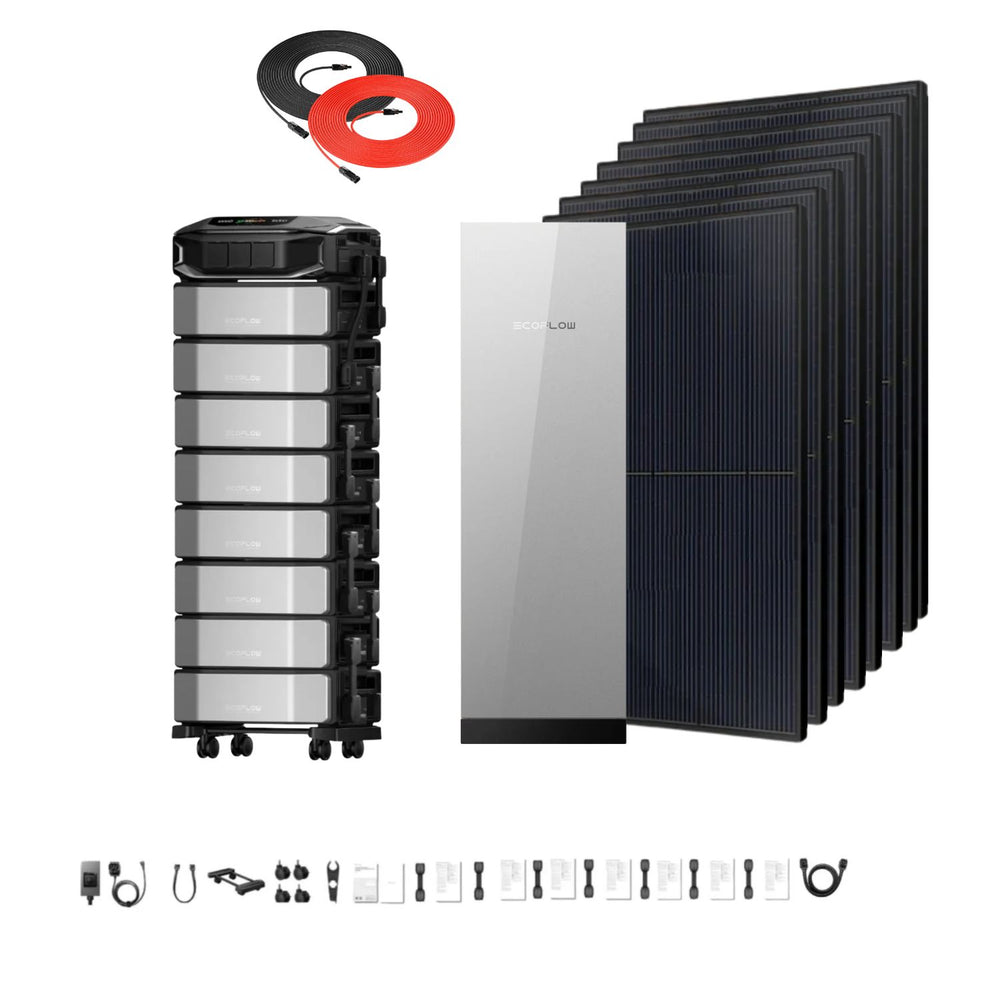 EcoFlow DELTA Pro Ultra X Whole-Home Backup | 6144Wh | 12kW | 10kW Solar Input