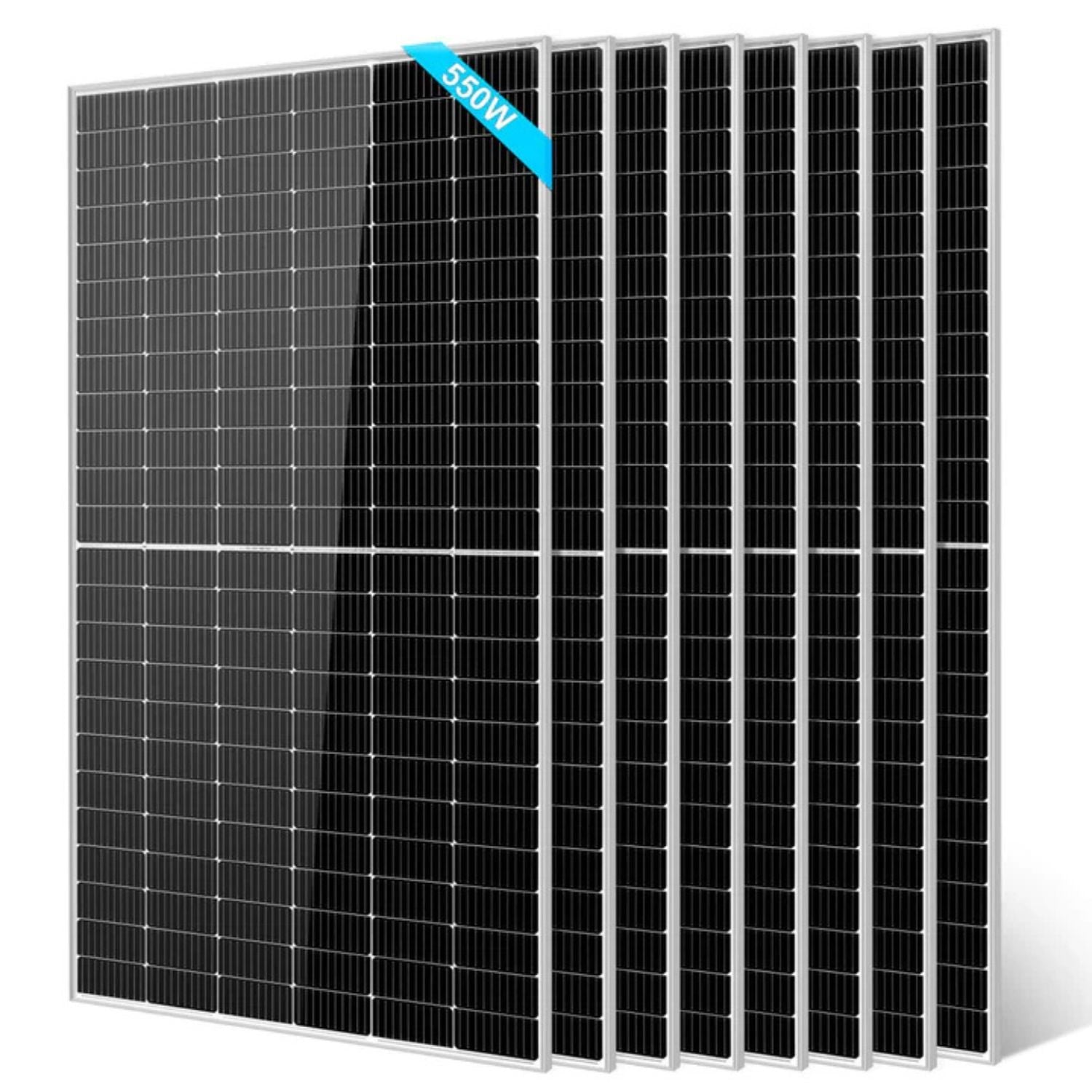 8 Pcs SunGold 550 Watt Monocrystalline Solar Panel