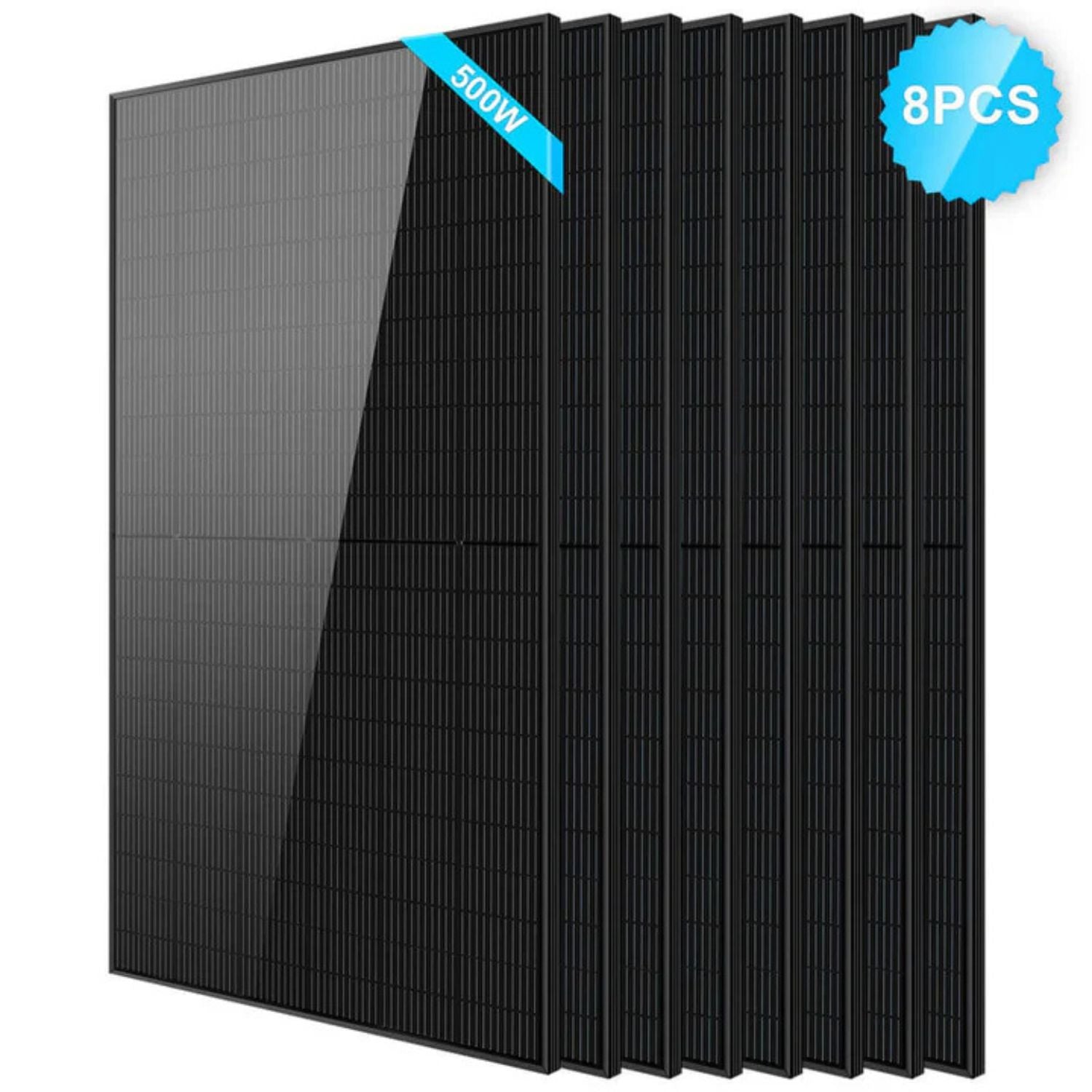 8 pcs SunGold Power 500W Mono Black Solar Panel 