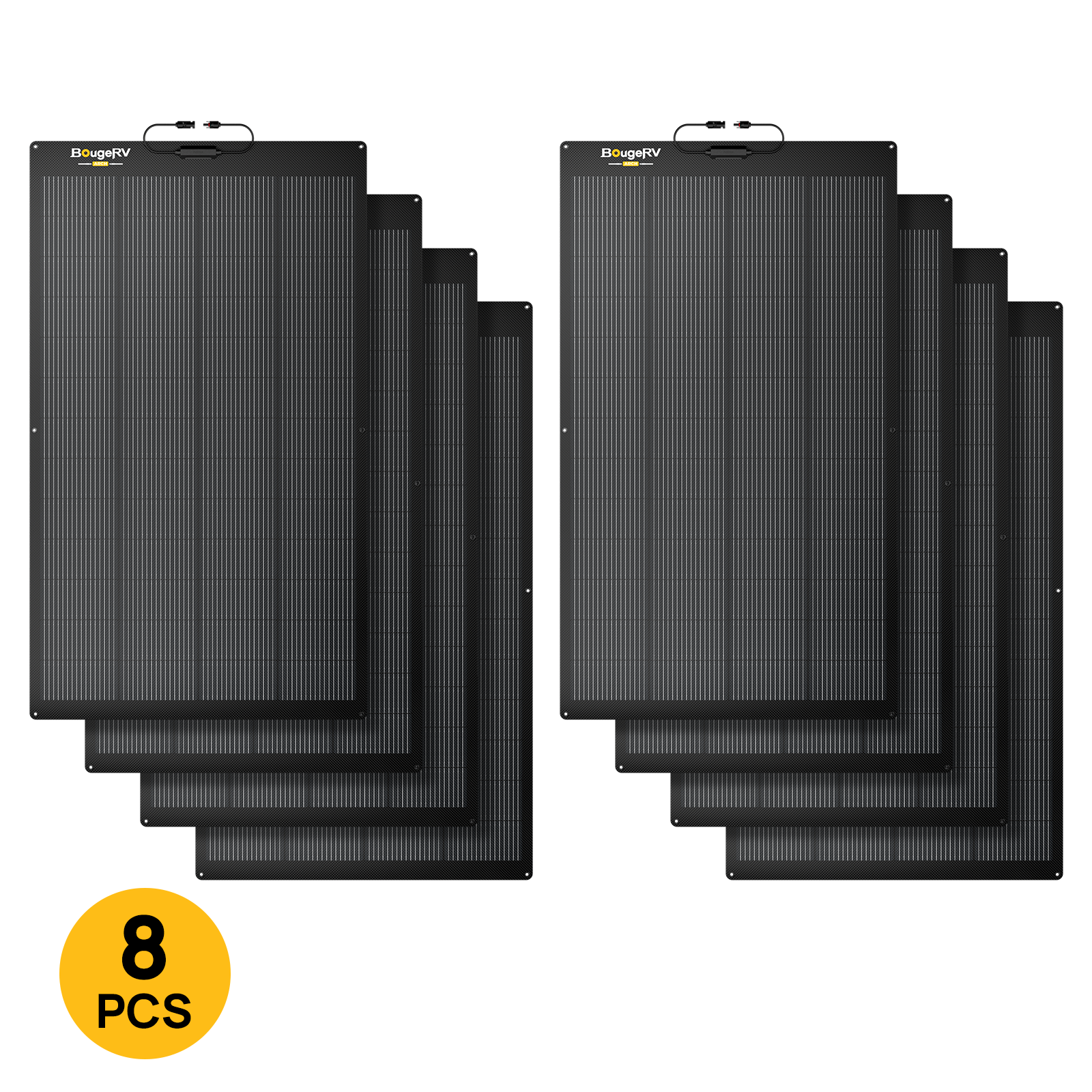 8pcs flexible solar panels