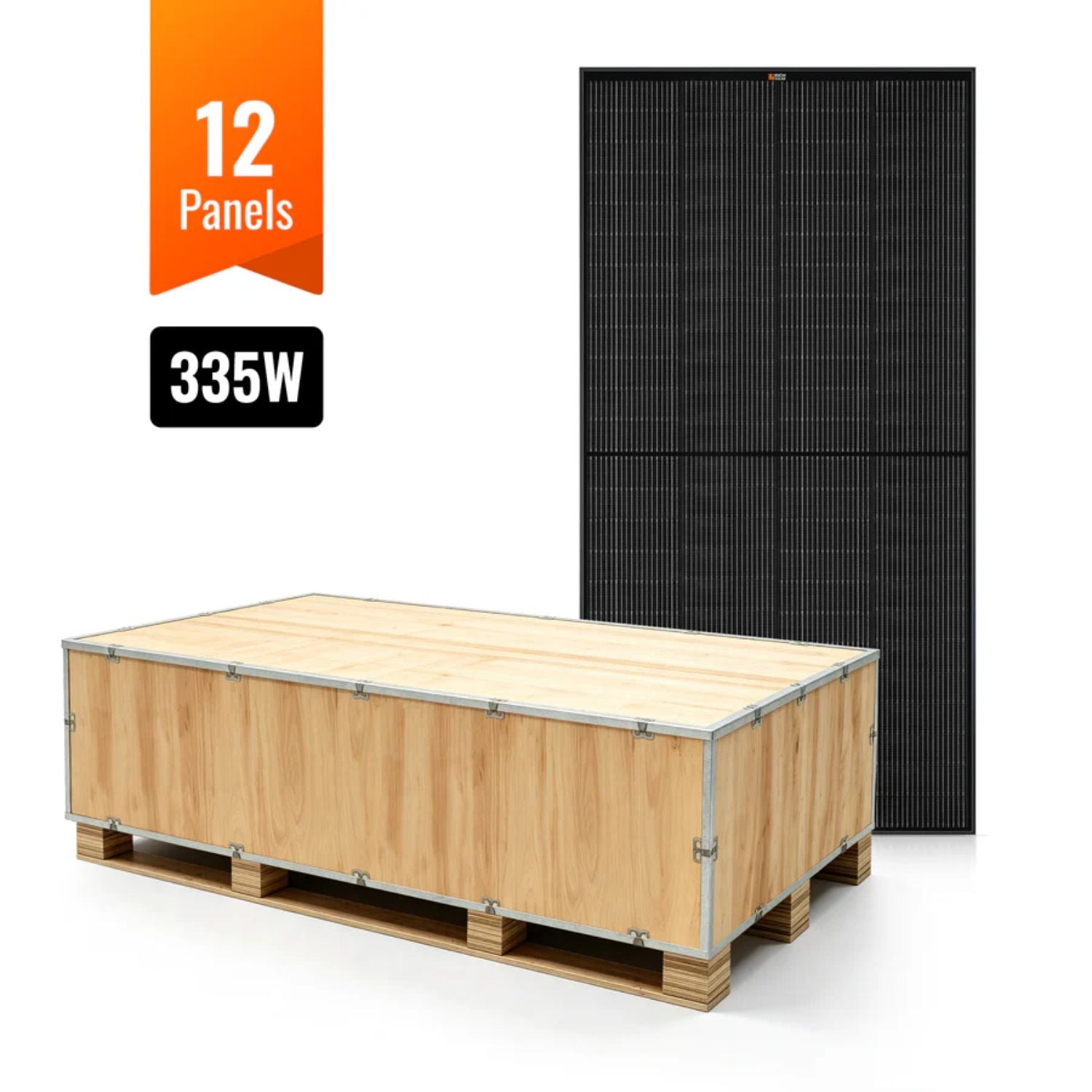 Rich Solar MEGA 335 Watt PRO ONYX Solar Panel - 12 Panels