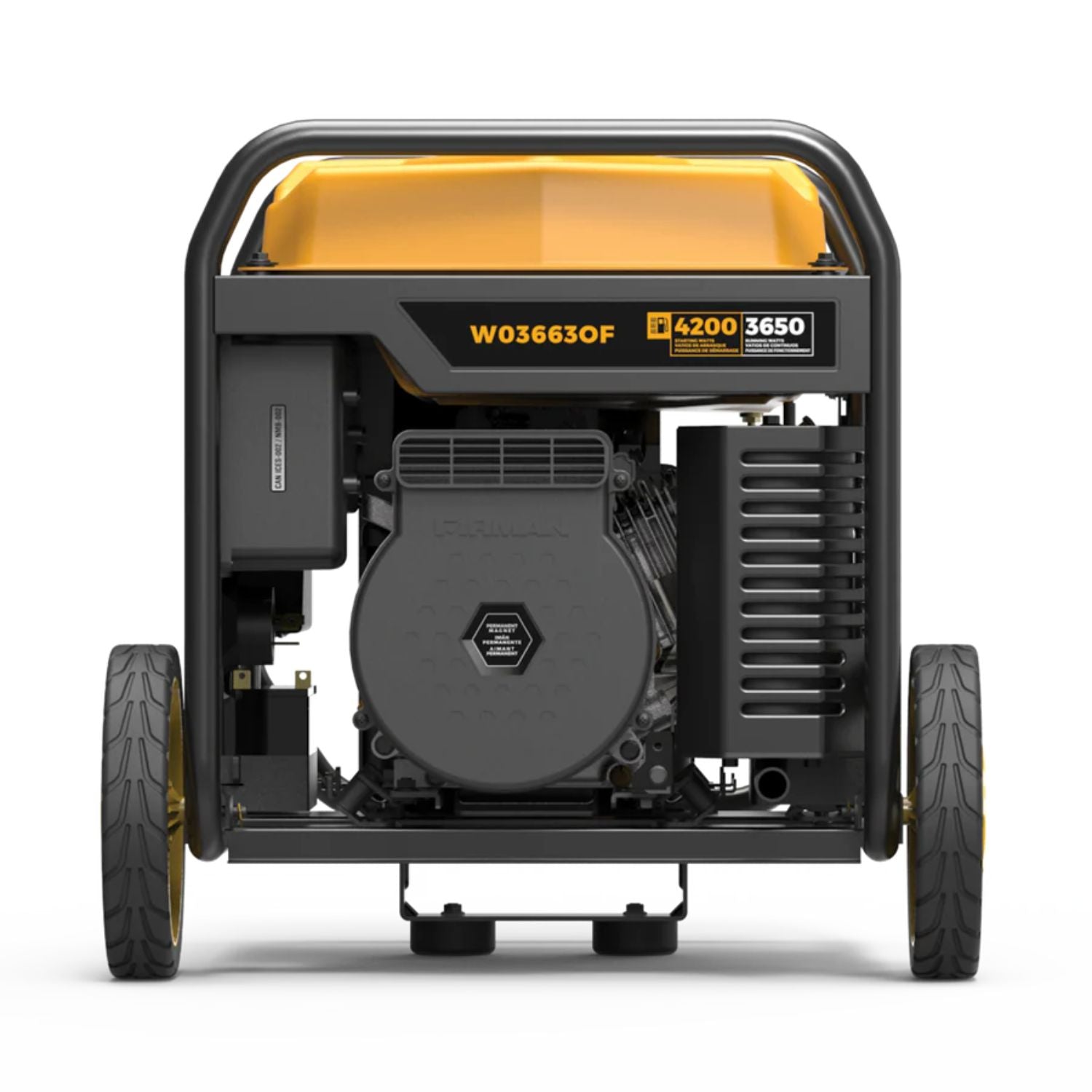 Firman W03663OF Gasoline 3650W/4500W Inverter Open Frame Portable Generator | Remote Start | CO Alert | EPA & CARB Approved