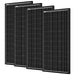 ACOPower 100 Watts Monocrystalline Solar Panel Front View 4-Pack
